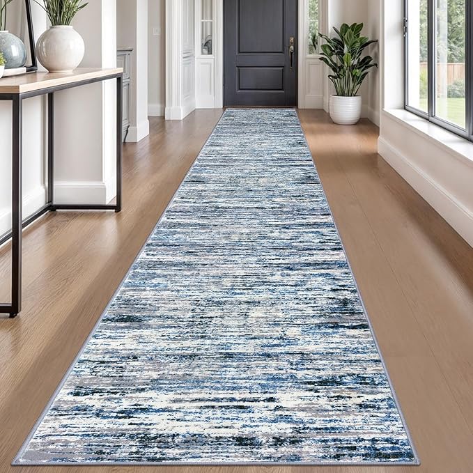 Modern Abstract Runner Rug 2.6x18 by lansny