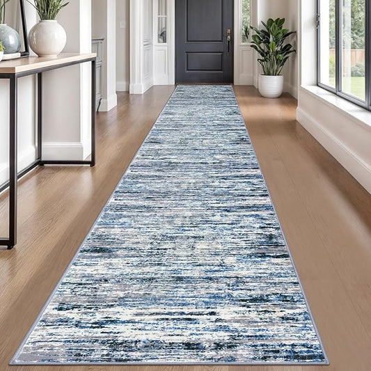 Modern Abstract Runner Rug 2.6x18 by lansny