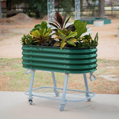 vego garden 2' x 4' raised garden bed, close-up detail