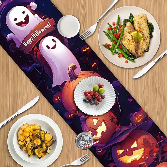 Halloween Table Runner – 13x72 Inch Festive Table Decor - Image 5