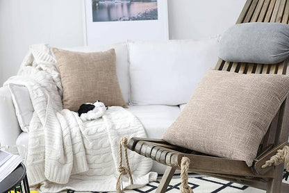 Kevin Textile Pillow Covers Star Faux Linen Cushion Cases Super Soft Throw - Image 7