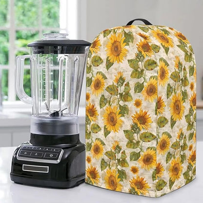 Sunflowers Patterns Blender Dust Cover Food Processor Cover Kitchen Machine by Unknown