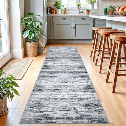 Modern Abstract Runner Rug 2.6x10 - Image 2