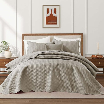 IR Imperial Rooms 8 Pack Quilt King Size Bedding - Image 3