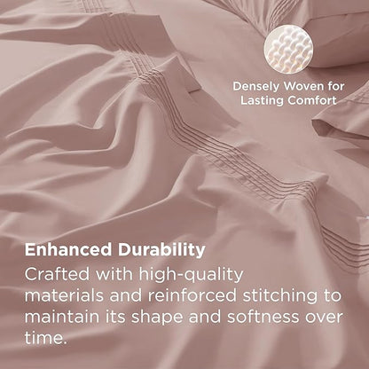Bedsure Deep Pocket Full Size Bed Sheets Set - Image 6
