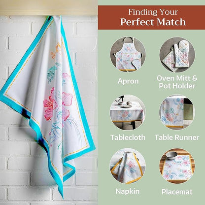 Maison d' Hermine Kitchen Towels Set of 2 100% Cotton 27.50" x 20" Reusable - Image 7