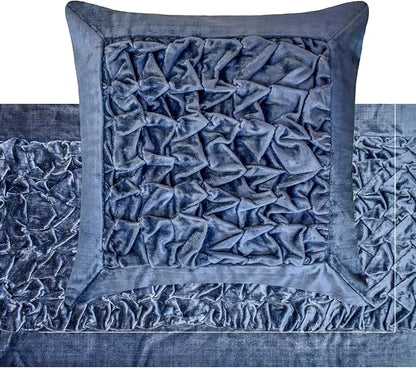 The HomeCentric Blue Bed Runner - Image 3