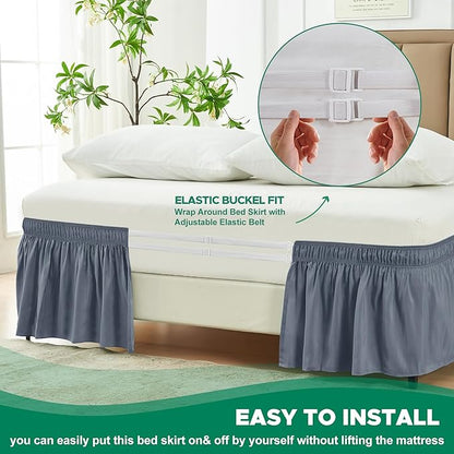Biscaynebay Wrap Around Bed Skirts - Image 4