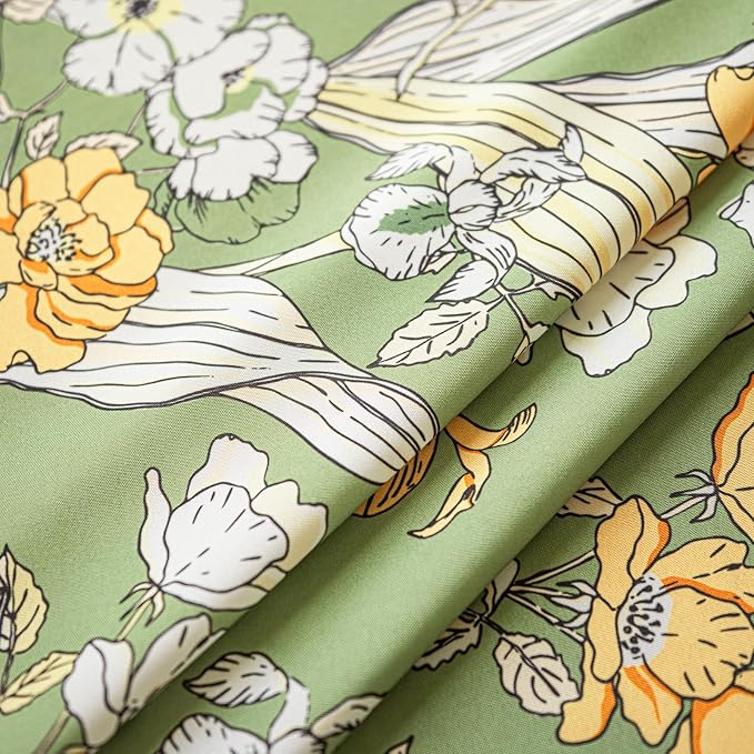 ENJOYBRIDAL Floral 63 Inch Curtains - Image 5