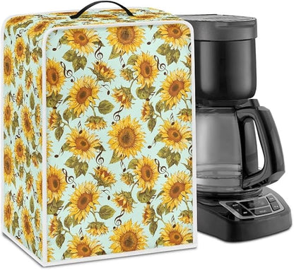 Mumeson Sunflower Blossom Coffee Maker Cover Stand Mixer or Coffee Machine by Mumeson