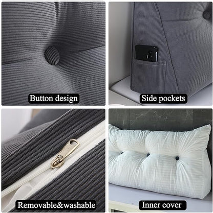 SAMTY Husband headboard Pillow Large Back Rest Support Reading Pillows - Image 4