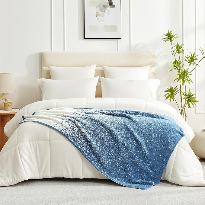 Snuggle Sac Blue Blanket Twin Size - Image 6
