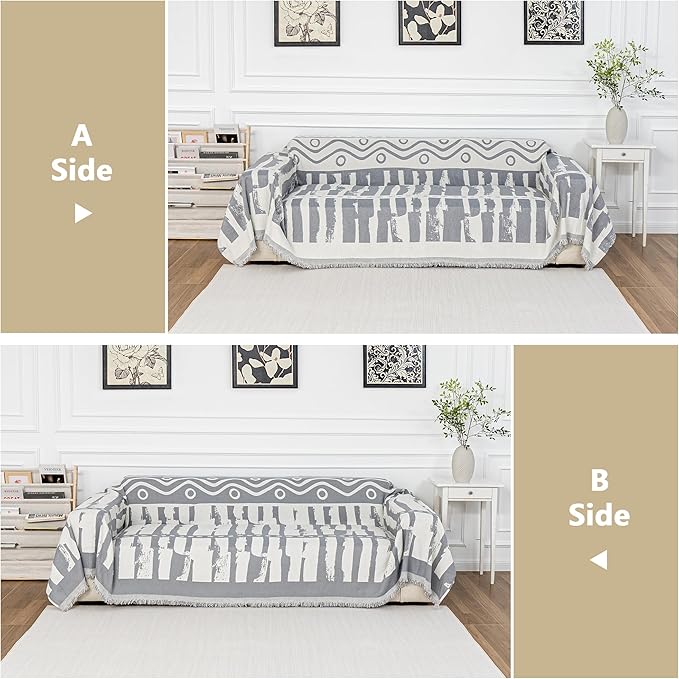 MEETSKY Couch Cover Sofa Slipcover Couch Protector Covers - Image 3