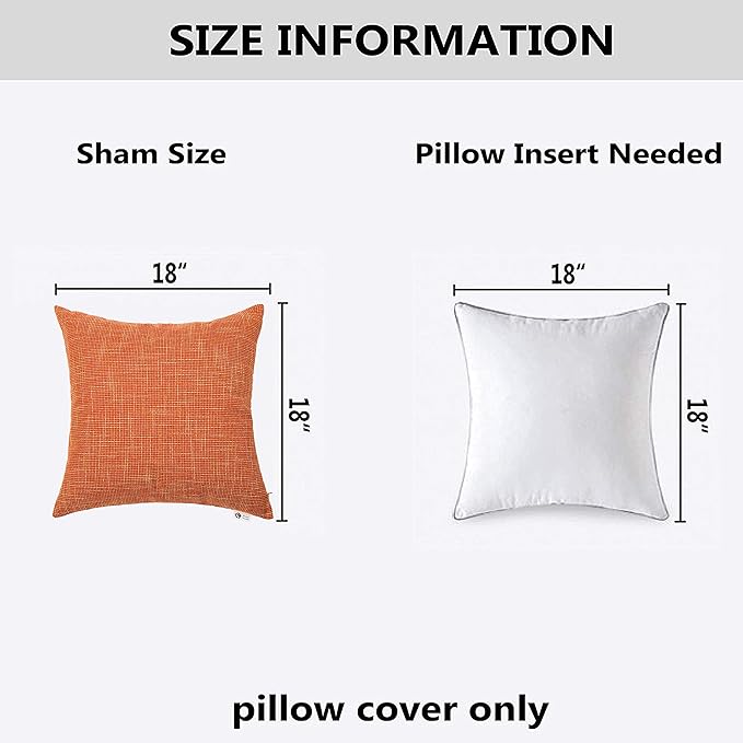 Kevin Textile Fall Pillow Cover Decor Lined Linen Throw Pillow Cases Cushion - Image 6