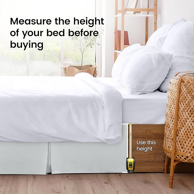Utopia Bedding Queen Bed Skirt - Image 4