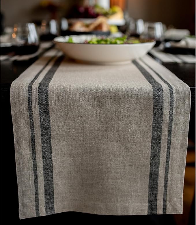 Solino Home Linen Table Runner 48 Inches by SolinoHome