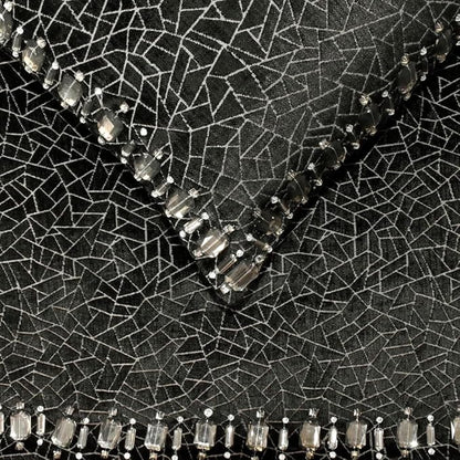 The HomeCentric King/Queen/Twin Black Decorative Full 68"x18" Bed Runner - Image 3