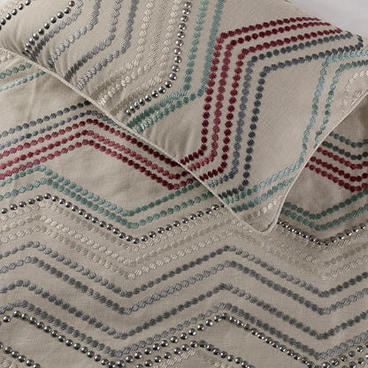 The HomeCentric King Queen Twin Beige Linen Bed Runner Without Pillow Cover - Image 3