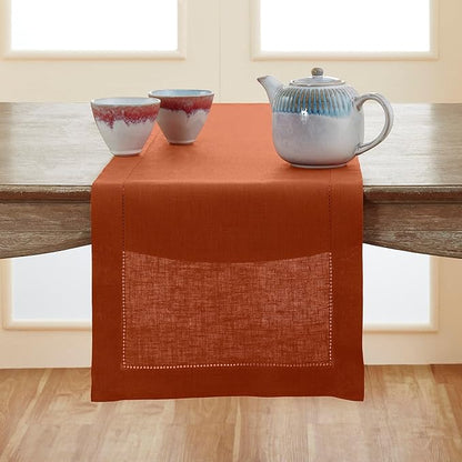 Solino Home Linen Table Runner 108 Inches Long by SolinoHome