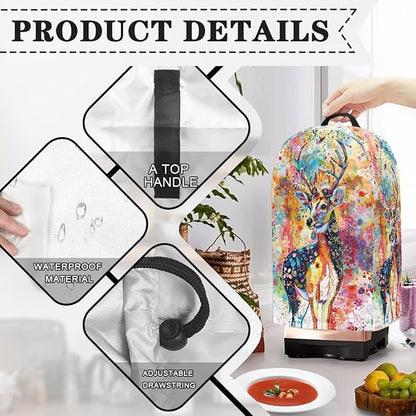 Colorful Deer Blender Dust Cover - Image 5