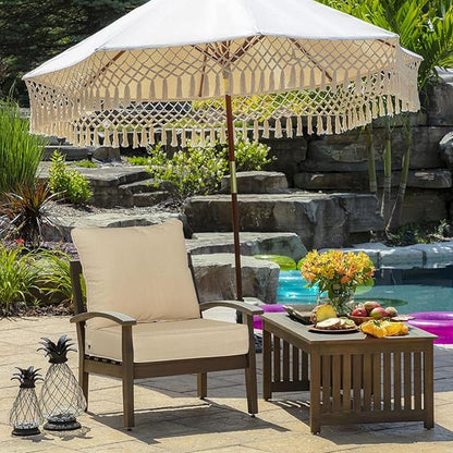Outdoor 22x24 Inch Deep Seat Patio Cushion Set Outdoor Chair Cushions - Image 2