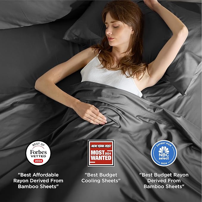 Bedsure King Size Sheets Set, Cooling Sheets - Image 2