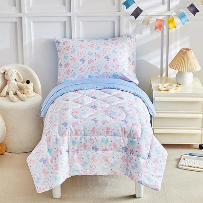 JHXHMX Butterfly Toddler Bedding Set by CHOOSEYOURSTYLE