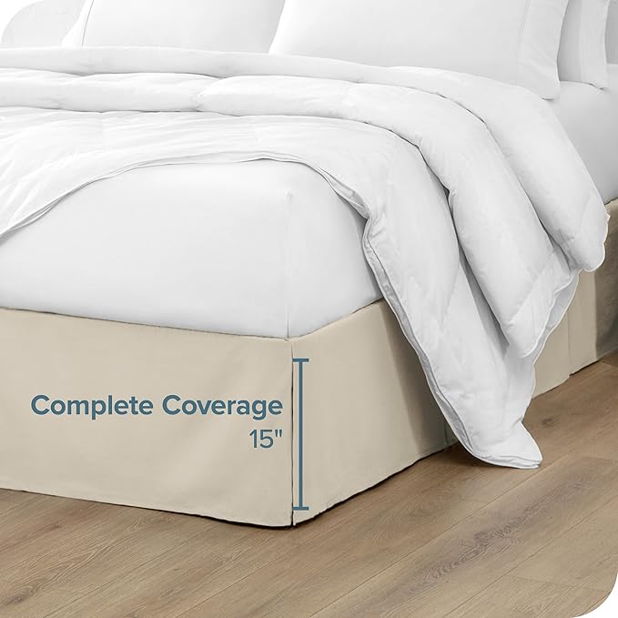 Bare Home Queen Bed Skirt - Image 4