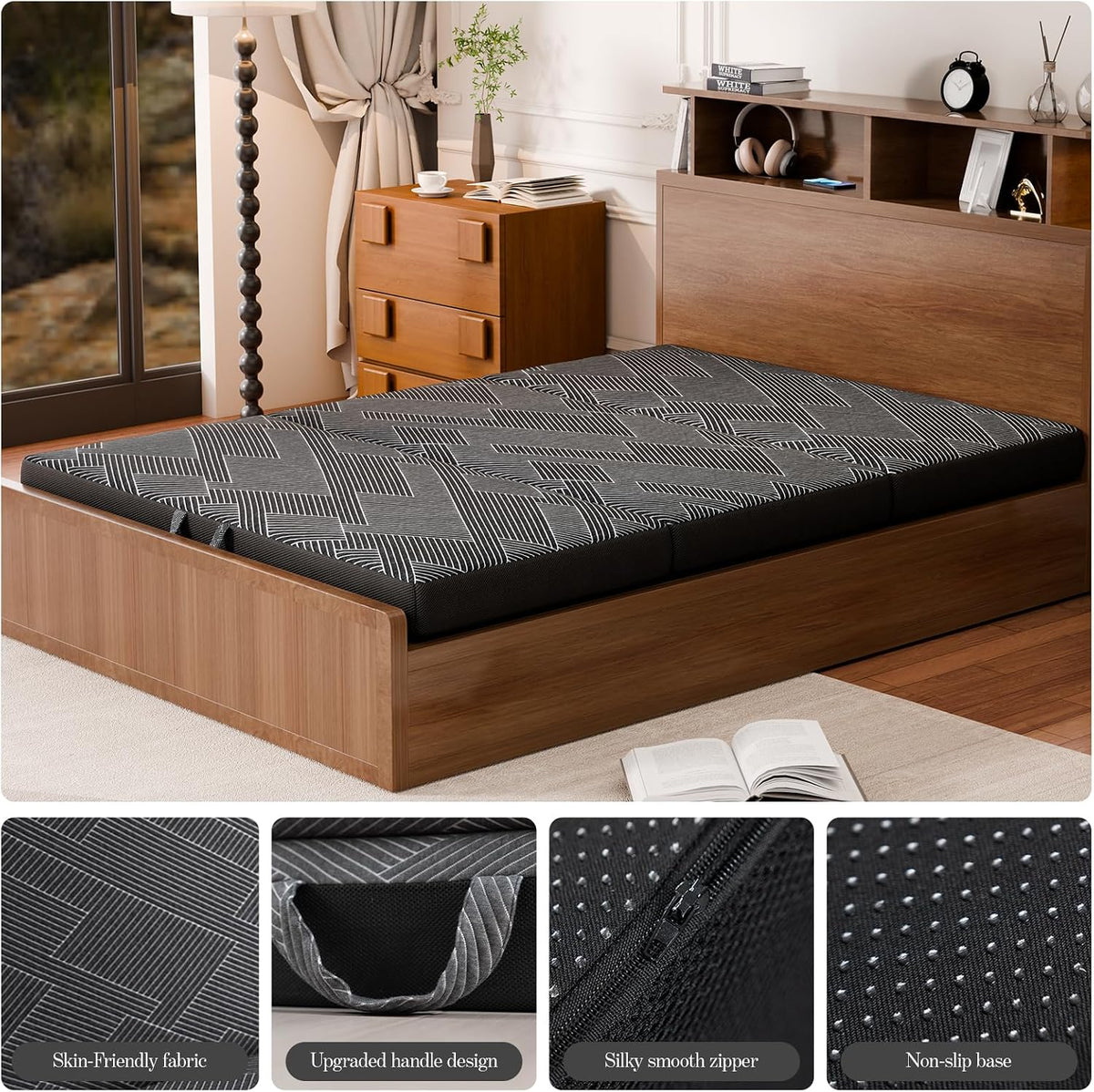 vamcheer folding mattress king size foldable mattress 6, package contents