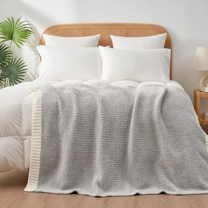 Snuggle Sac Heather Grey Throw XL Blanket - Image 6