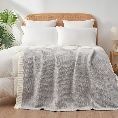 Snuggle Sac Buttery Grey Throw Blanket - Image 7