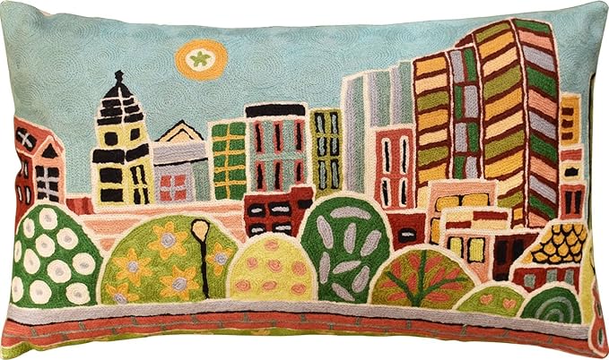 Boston Pillow Cover | Karla Gerard Kennedy Greenway | Boston City Pillowcase | by Kashmir+Designs