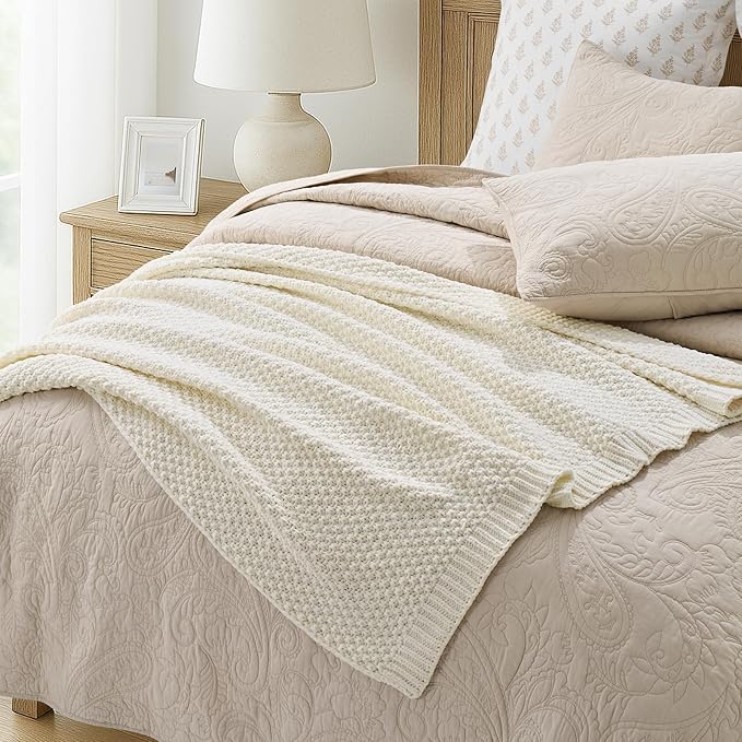 EVERGRACEHOME Chunky Chenille Knit Throw Blanket - Image 4