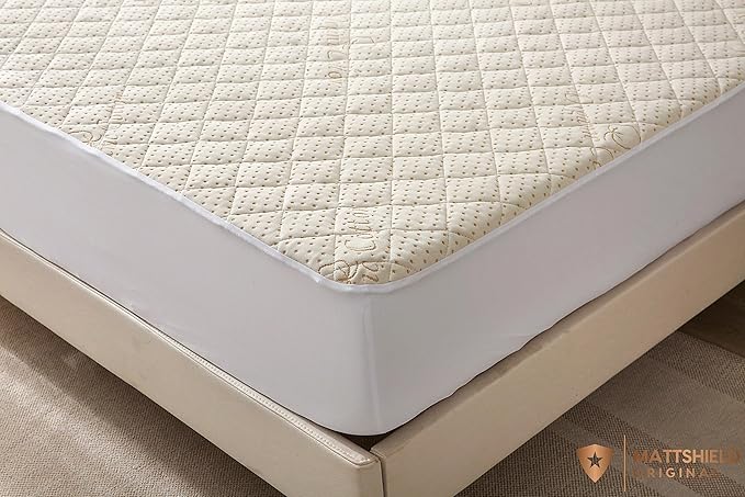 Crib Luxury Quilted Organic Mattress Protector Pad - Image 8
