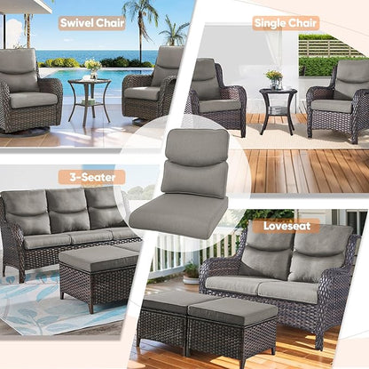 Rilyson Patio Cushions for Outdoor Furniture - Image 6