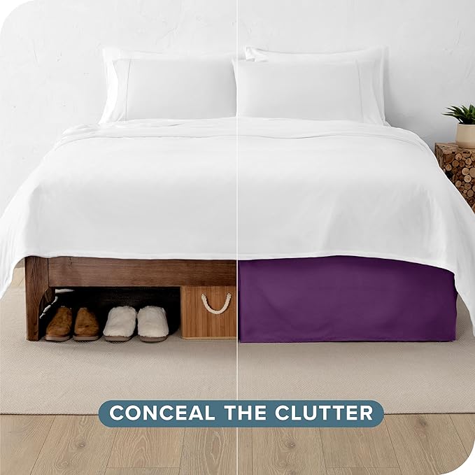 Bare Home Queen Bed Skirt - Image 3