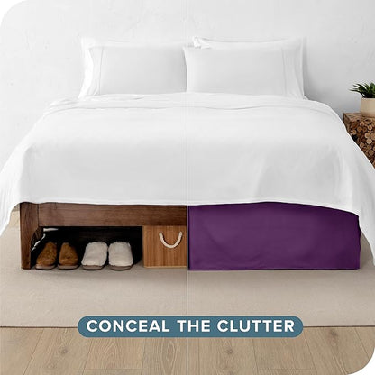 Bare Home Queen Bed Skirt - Image 3