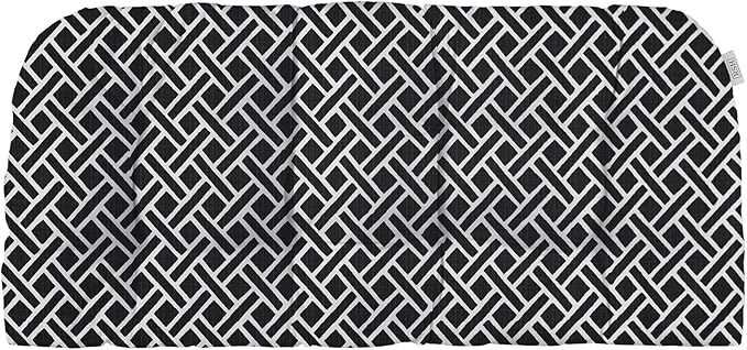 RSH Décor: Tufted Wicker Loveseat Cushion | Indoor/Outdoor All Weather by RSHDECOR