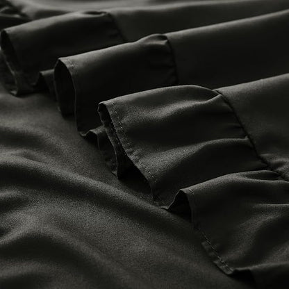 KKJIAF Ruffle Pillow Cases Standard Size Set of 2, Ruffled Pillow Covers - Image 6