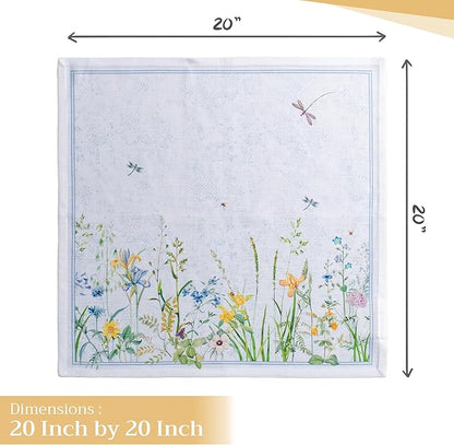 Maison d' Hermine Cloth Napkins Set of 4 100% Cotton Everyday Reusable Square - Image 4
