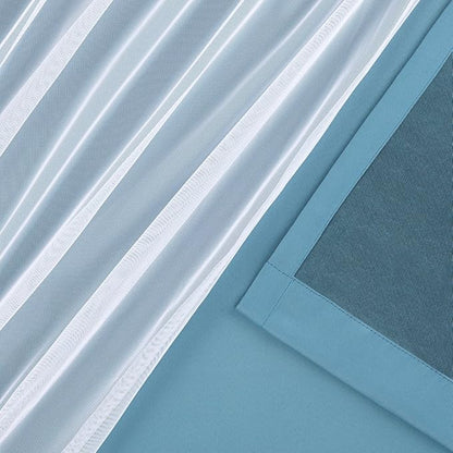 TOWN & COUNTRY LUXE Talia Double Layer Indoor Curtains, Sheer and Room - Image 6