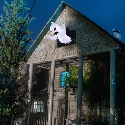 Joiedomi 4.5 FT Halloween Inflatable Ghost with Build-in LEDs, Blow Up Flying Ghost Broke Out from Window for Halloween Window Decorations, Yard, Garden, Lawn Decoration