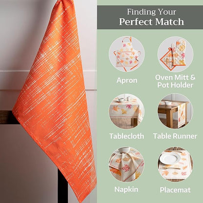 Maison d' Hermine Kitchen Towels Set of 3 100% Cotton 20" x 27.5" Reusable - Image 6