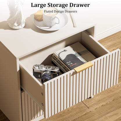 3 piece modern bedroom set, 5 drawer dresser on a desk or shelf