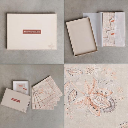 Maison d' Hermine Napkin 100% Combed Cotton Premium 20 Inch x 20 Inch Set of 4 - Image 2