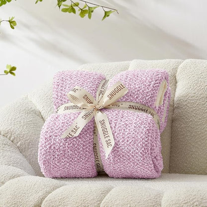 Snuggle Sac Light Purple Throw Blanket - Image 5