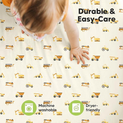2-Pack Mini Crib Sheets Fitted - Image 7
