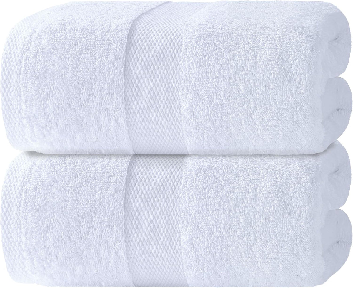 wealuxe white bath sheets extra large - 35x70, main product view