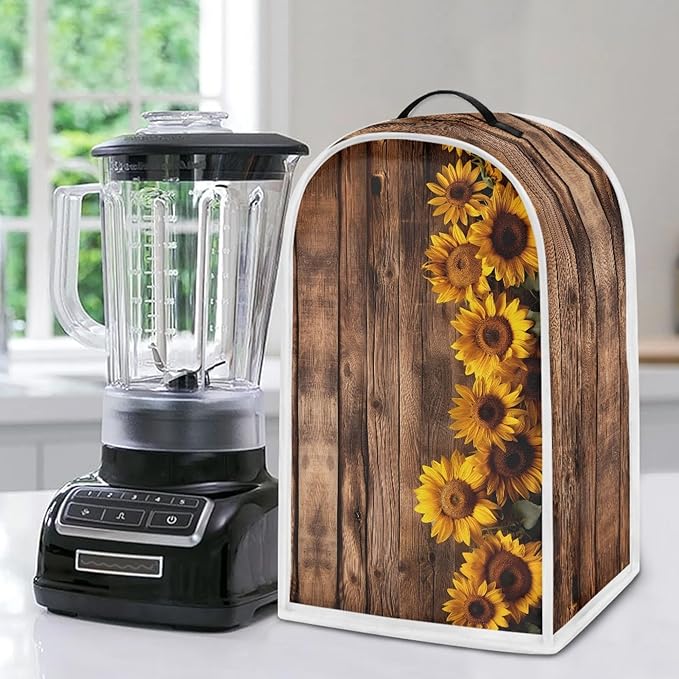 Cute Sunflower Blender Covers Kitchen Appliance Dust Cover Blender Protector - Image 4