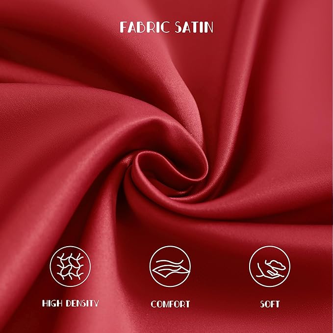 NTBAY Zippered Silk Satin Toddler Pillowcases - Image 2